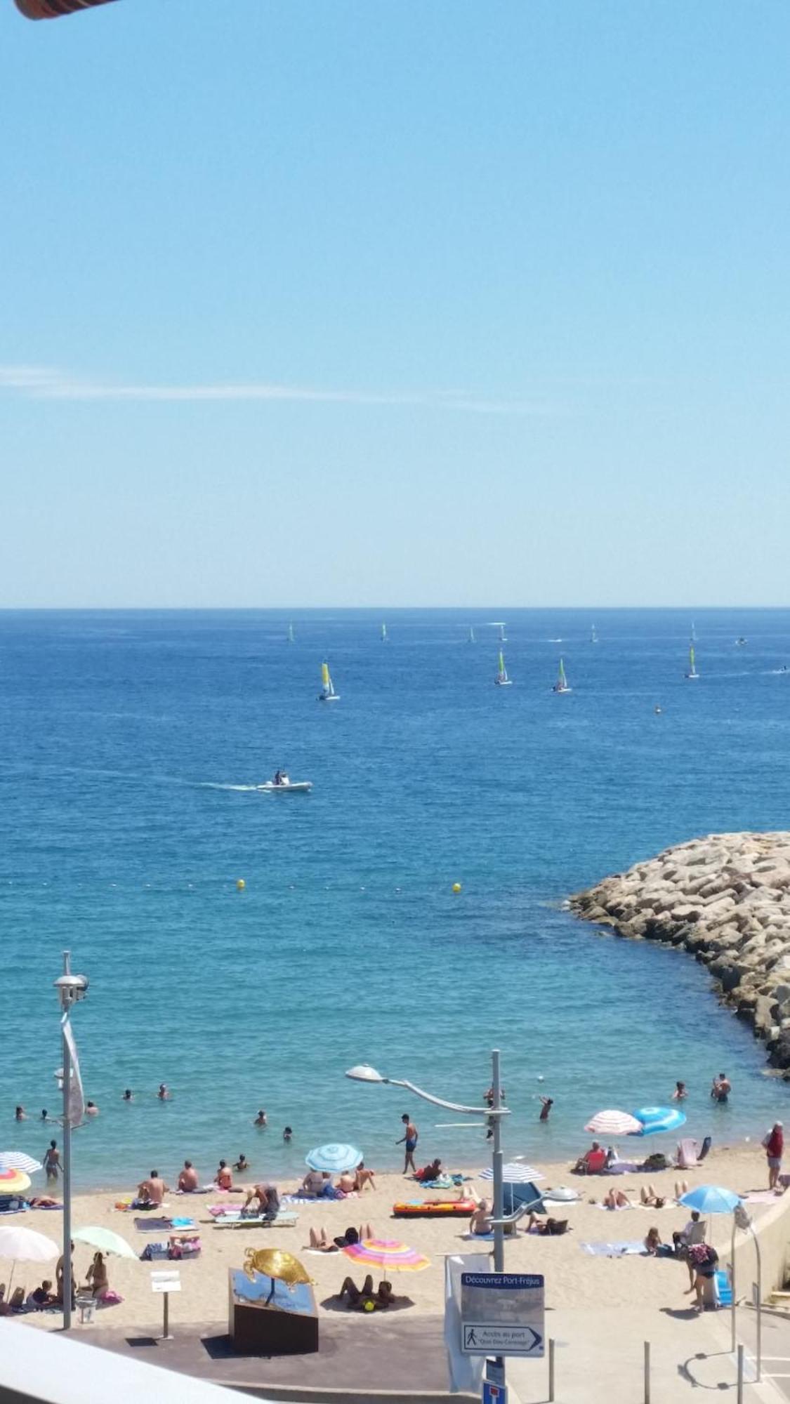 Sublime Vue Mer,Parking,Wifi Фрежюс Экстерьер фото